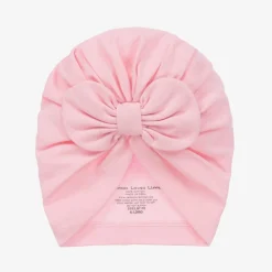 Lemon Loves Layette Hats*Baby Girls Pink Pima Cotton Hat RoseShadow