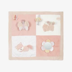 Nattou Gifts*Baby Girls Pink Plush Playmat (80cm)