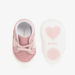 Mayoral Newborn Pre Walkers|Pre Walkers*Baby Girls Pink Pre-Walker Trainers