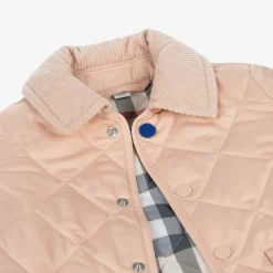 Burberry Coats & Jackets*Baby Girls Pink Quilted Jacket