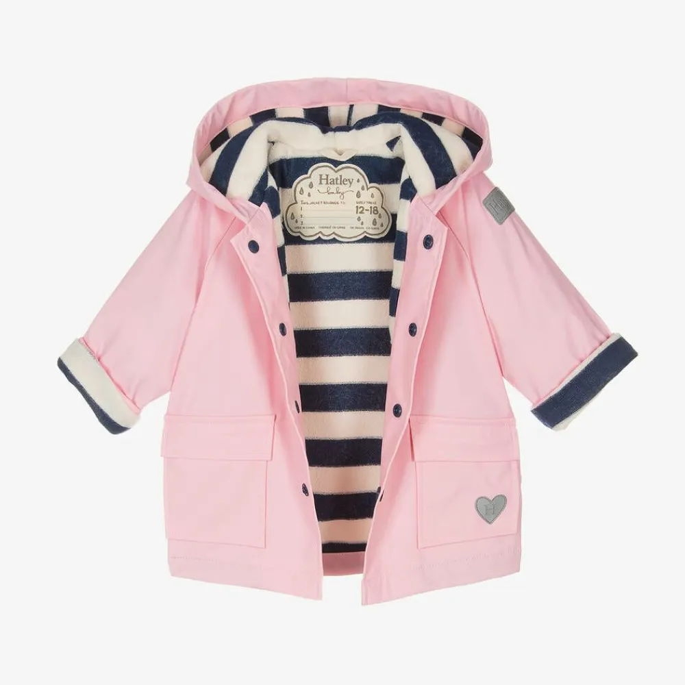 Hatley Coats & Jackets|Coats & Jackets*Baby Girls Pink Raincoat