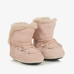 Moon Boot Boots*Baby Girls Pink Suede s