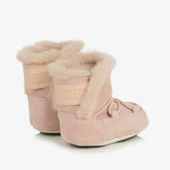 Moon Boot Boots*Baby Girls Pink Suede s