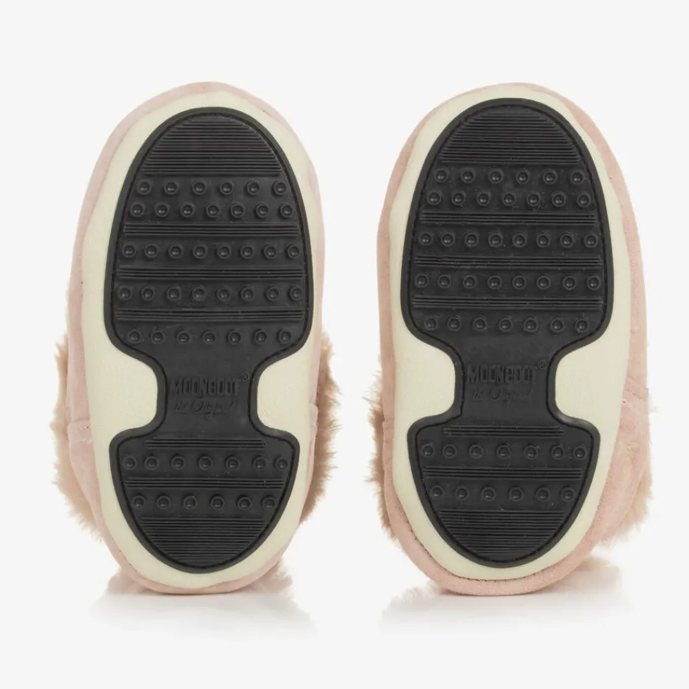 Moon Boot Boots*Baby Girls Pink Suede s