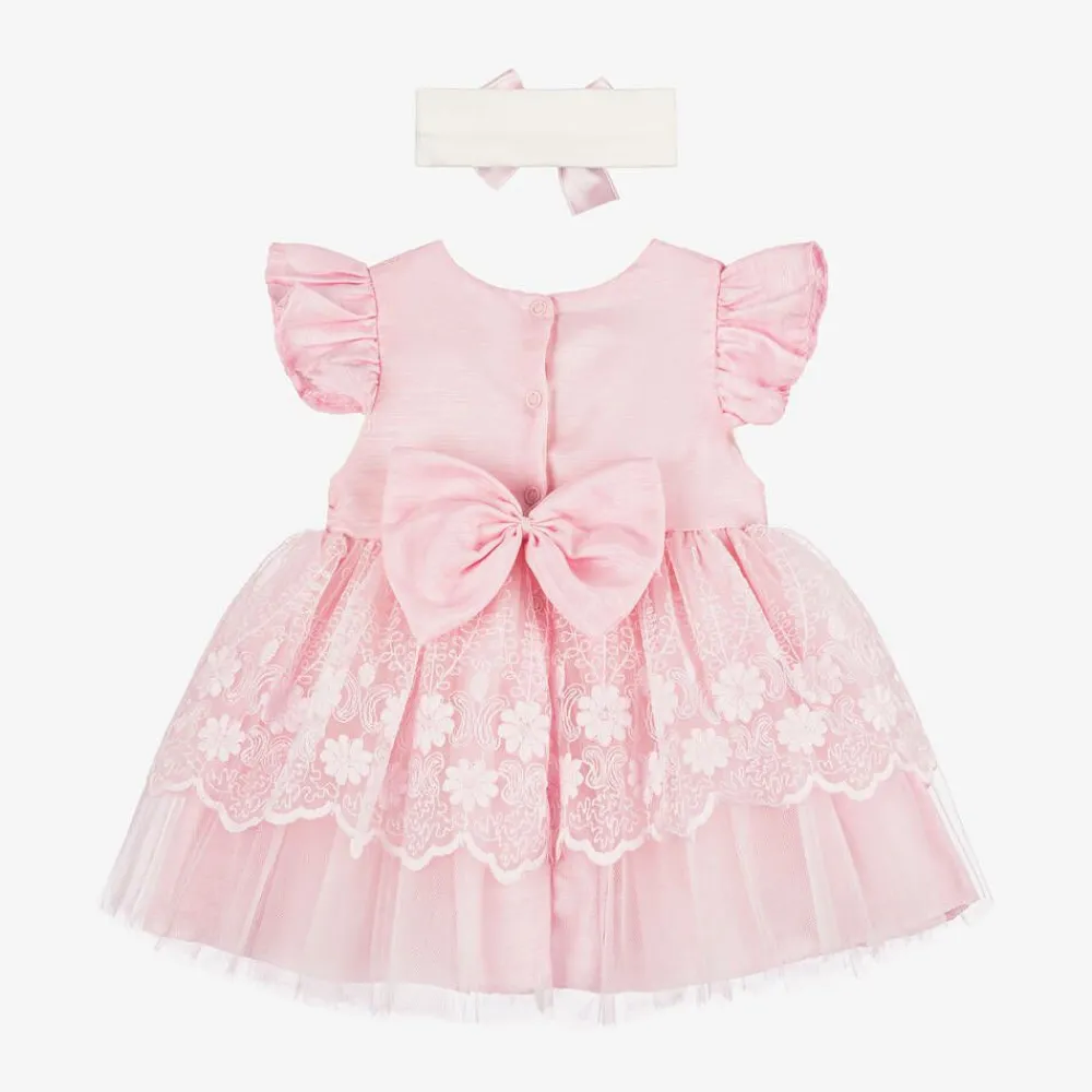 Beau KiD Dresses*Baby Girls Pink Tulle Dress Set