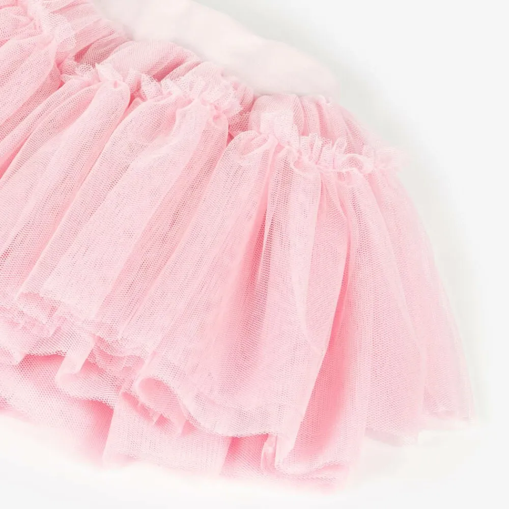Monnalisa Outfit Sets|Outfit Sets*Baby Girls Pink Tulle Tutu Skirt Set
