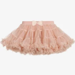 Angels Face Skirts|Skirts*Baby Girls Pink Tulle Tutu Skirt Blush