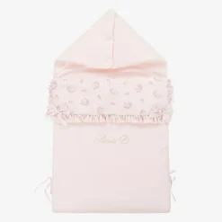 Pureté Du... Bébé Nests*Baby Girls Pink Velour Nest (87cm)