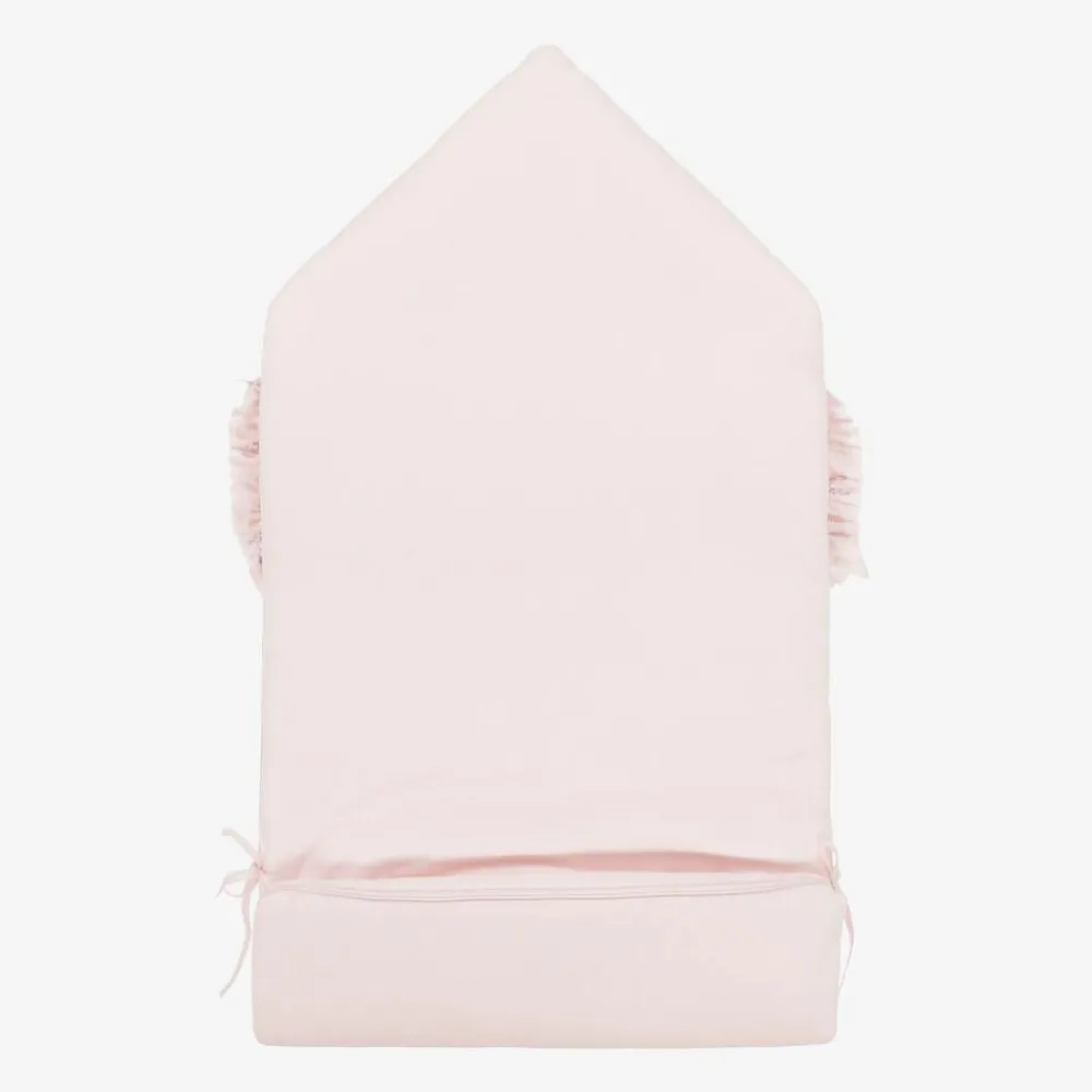 Pureté Du... Bébé Nests*Baby Girls Pink Velour Nest (87cm)