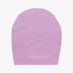 Lemon Loves Layette Hats*Baby Girls Purple Pima Cotton Hat SheerLilac