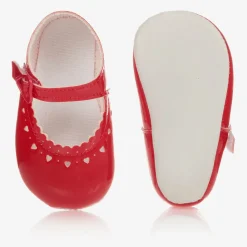 Early Days Pre Walkers|Pre Walkers*Baby Girls Red Patent Pre-Walker Shoes