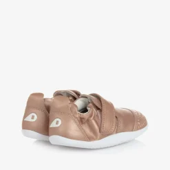 Bobux First Walkers|First Walkers*Baby Girls Rose Gold Leather First Walkers