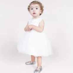Early Days Pre Walkers|Pre Walkers*Baby Girls Silver Leather Pre-Walker Shoes