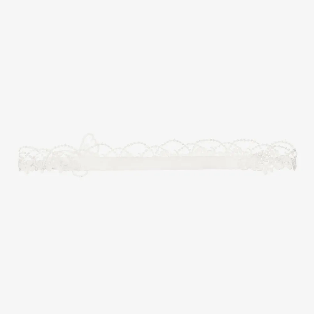 Cute Cute Hair Accessories*Baby Girls White Butterfly Headband