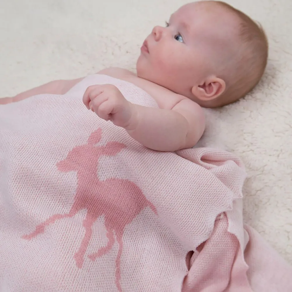 G.H.Hurt amp; Son Gifts|Babysuits*Baby Girls White Cotton & Pink Wool Gift Set