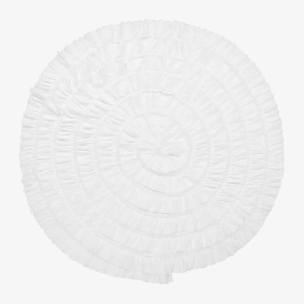 Lemon Loves Layette Blankets & Shawls*Baby Girls Cotton Blanket (86cm) White