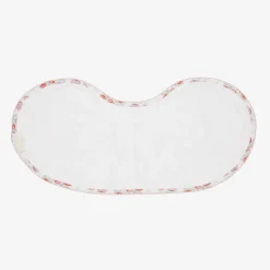 My Little Pie Feeding Accessories*Baby Girls White Cotton Pomegranate Burp Cloth (59cm)
