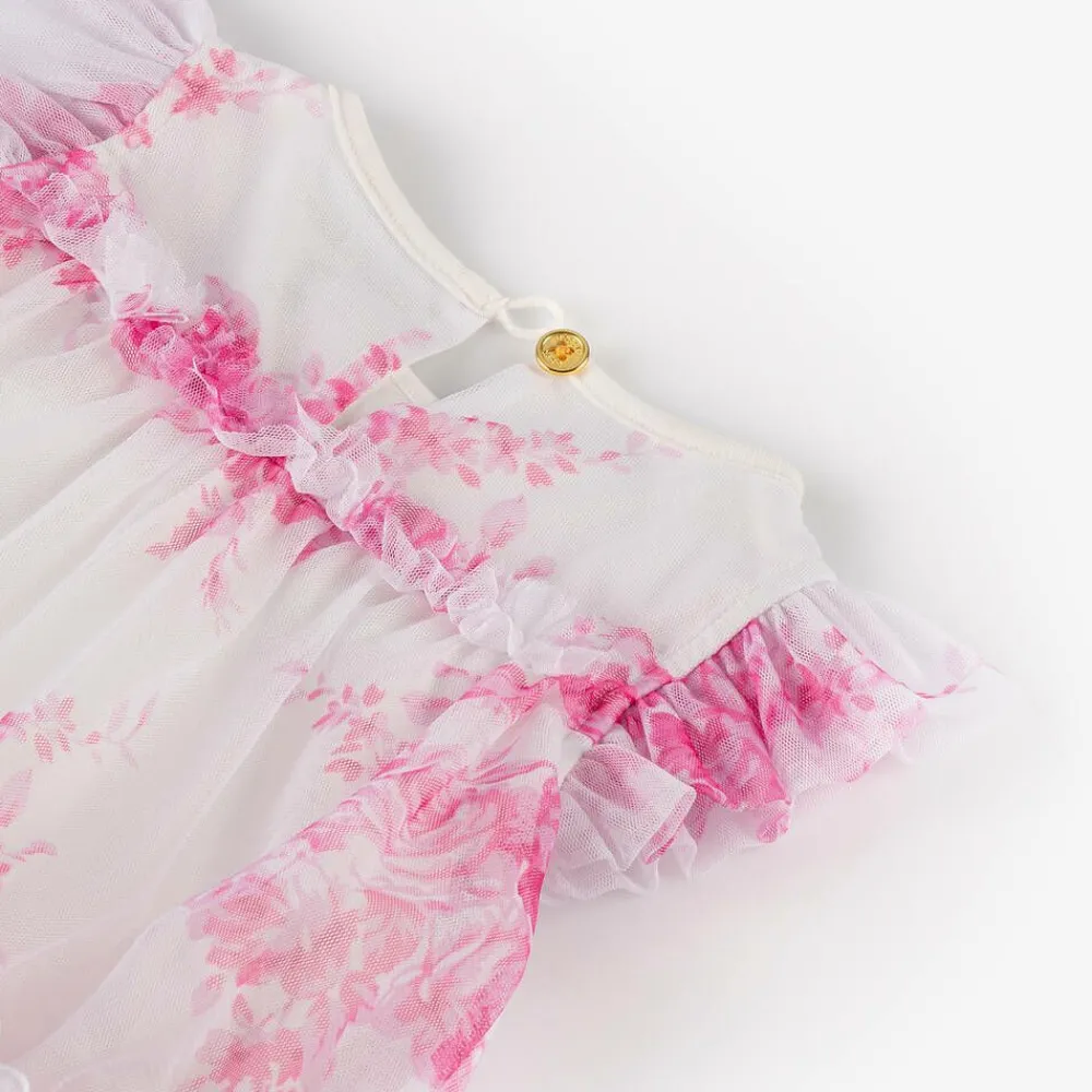 Angels Face Dresses*Baby Girls White Floral Dress Snowdrop