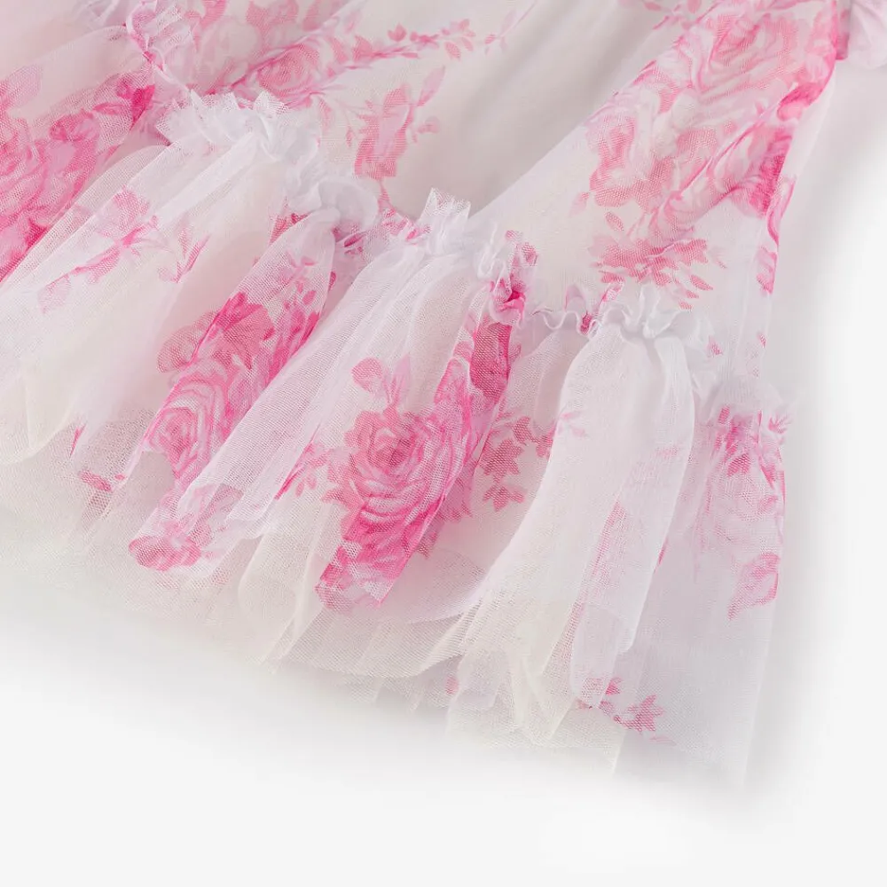 Angels Face Dresses*Baby Girls White Floral Dress Snowdrop