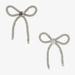 Graci Dresses*Baby Girls White Glittery Star Dress