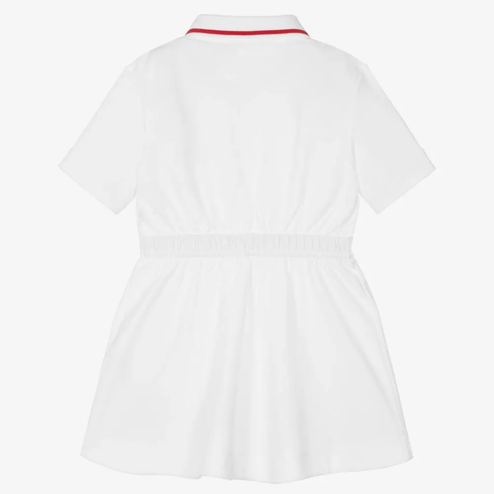 Burberry Dresses*Baby Girls White Logo Polo Dress