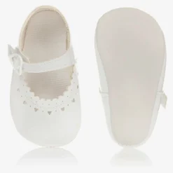 Early Days Pre Walkers|Pre Walkers*Baby Girls White Patent Pre-Walker Shoes