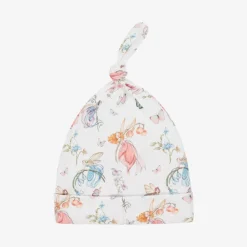 My Little Pie Hats*Baby Girls White Supima Cotton Daphne Hat