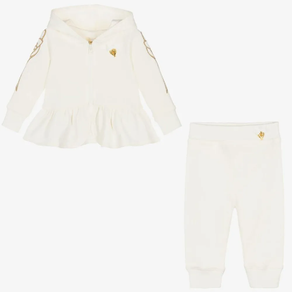 Angels Face Tracksuits|Tracksuits*Baby Girls White Tracksuit