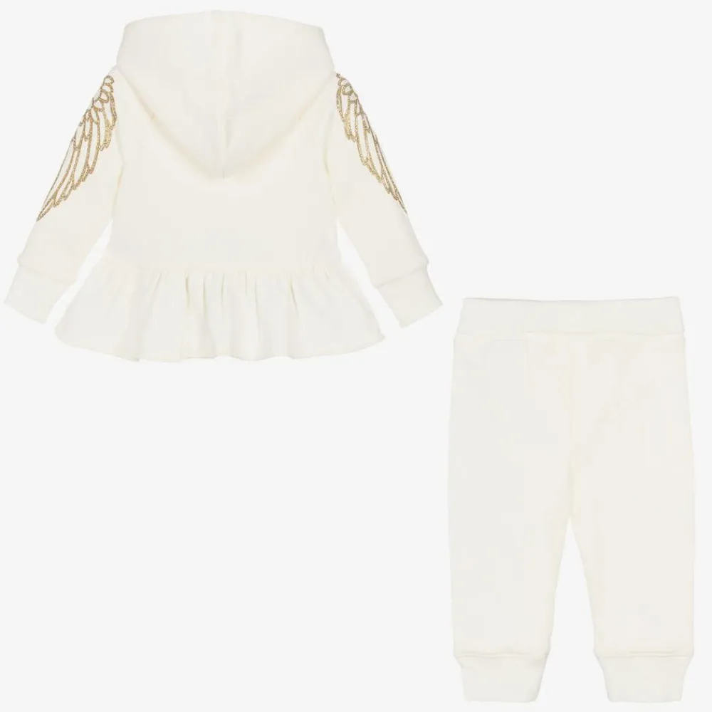 Angels Face Tracksuits|Tracksuits*Baby Girls White Tracksuit