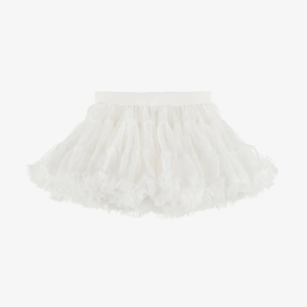 Angels Face Skirts|Skirts*Baby Girls White Tulle Tutu Skirt Snowdrop
