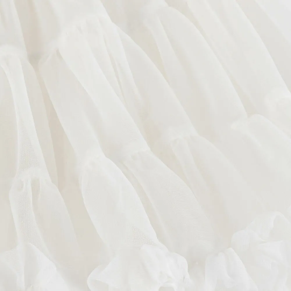 Angels Face Skirts|Skirts*Baby Girls White Tulle Tutu Skirt Snowdrop