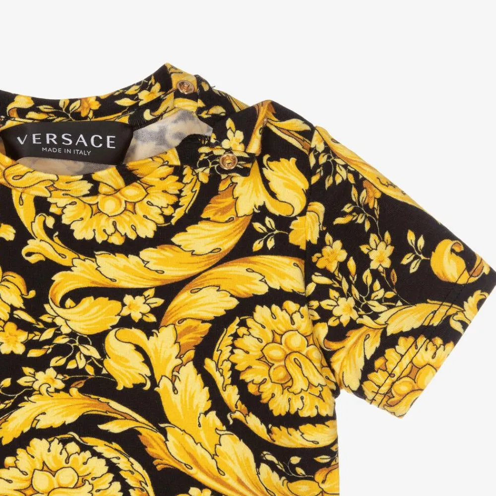 Versace Tops|Tops*Baby Gold Barocco T-Shirt
