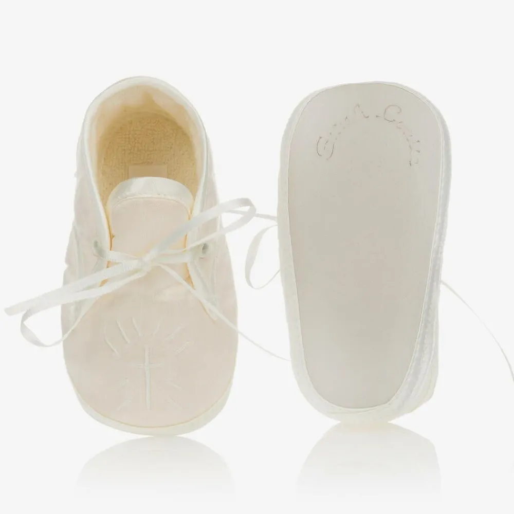 Sarah Louise Pre Walkers|Pre Walkers*Baby Ivory Pre-Walker Shoes