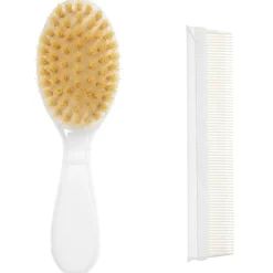 Tartine et Chocolat Hair Accessories|Hair Accessories*Baby White Brush & Comb Set