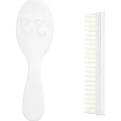 Tartine et Chocolat Hair Accessories|Hair Accessories*Baby White Brush & Comb Set
