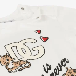 Dolce amp; Gabbana Tops*Baby White Cotton T-Shirt