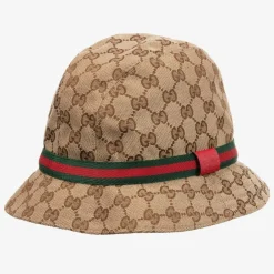 Gucci Hats*Beige & Brown GG Canvas Hat