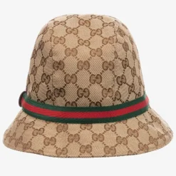 Gucci Hats*Beige & Brown GG Canvas Hat