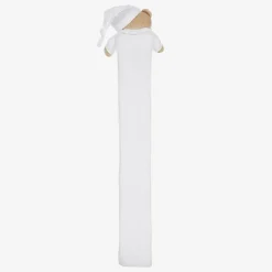 Nanán Nursery Accessories*Beige & White Teddy Bear Height Chart (130cm)