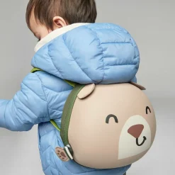 Mayoral Bags*Beige Bear Backpack (21cm)