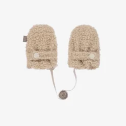 Il Gufo Gloves & Mittens|Gloves & Mittens*Beige Bouclé Fleece Mittens