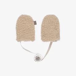 Il Gufo Gloves & Mittens|Gloves & Mittens*Beige Bouclé Fleece Mittens