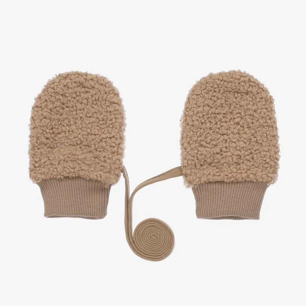 Jamiks Gloves & Mittens|Gloves & Mittens*Beige Bouclé Mittens