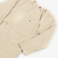 Tommy Hilfiger Gifts*Beige Cable Knit Viscose Babygrow
