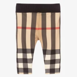 Burberry Leggings*Beige Check Baby Leggings