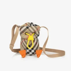 Burberry Lunch Accessories|Lunch Accessories*Beige Check Duck Bottle Holder (18cm) Sand