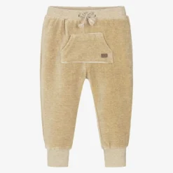 Mayoral Newborn Trousers*Beige Corduroy Baby Joggers