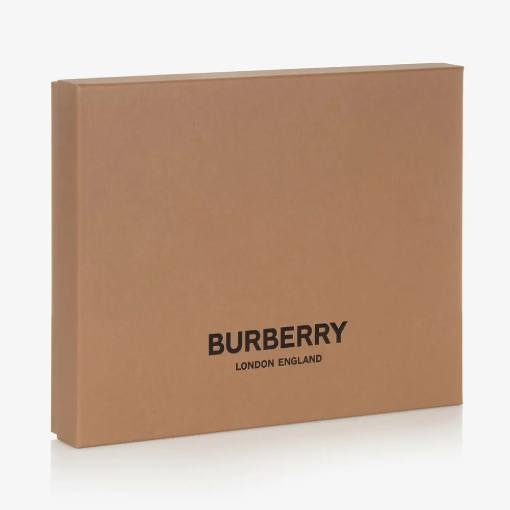 Burberry Gifts|Babysuits*Beige Cotton Babygrow Gift Set