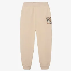 Burberry Trousers|Trousers*Beige Cotton Joggers