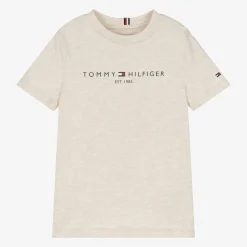Tommy Hilfiger Tops*Beige Cotton T-Shirt